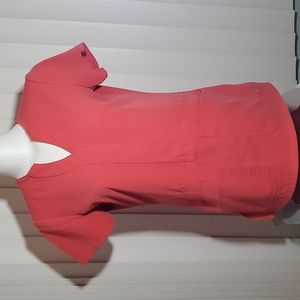 GREY'S ANATOMY by Barco Signature Peach SSleeve 2-Pocket Scrub Tunic-Sz XS